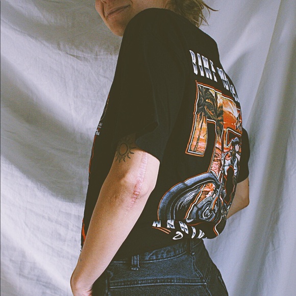 Biker  T Shirt - Picture 3 of 3